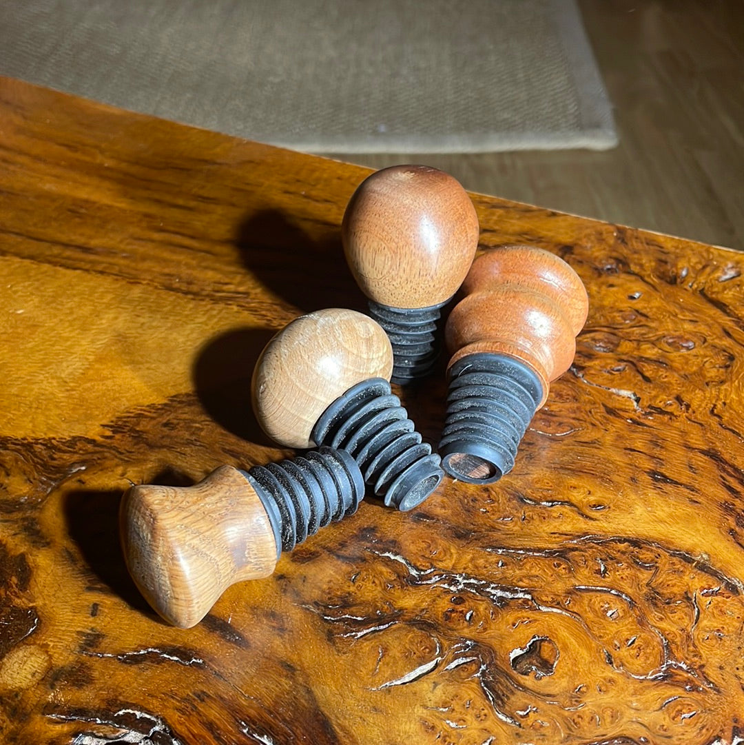 Beech/Oak/Ash Wine Bottle Stopper