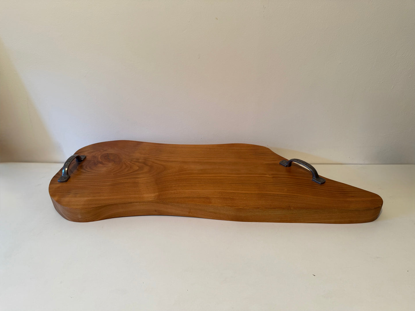 Chopping / Mezze / Cheese / Serving Board with ‘Mezze’ cast iron handles