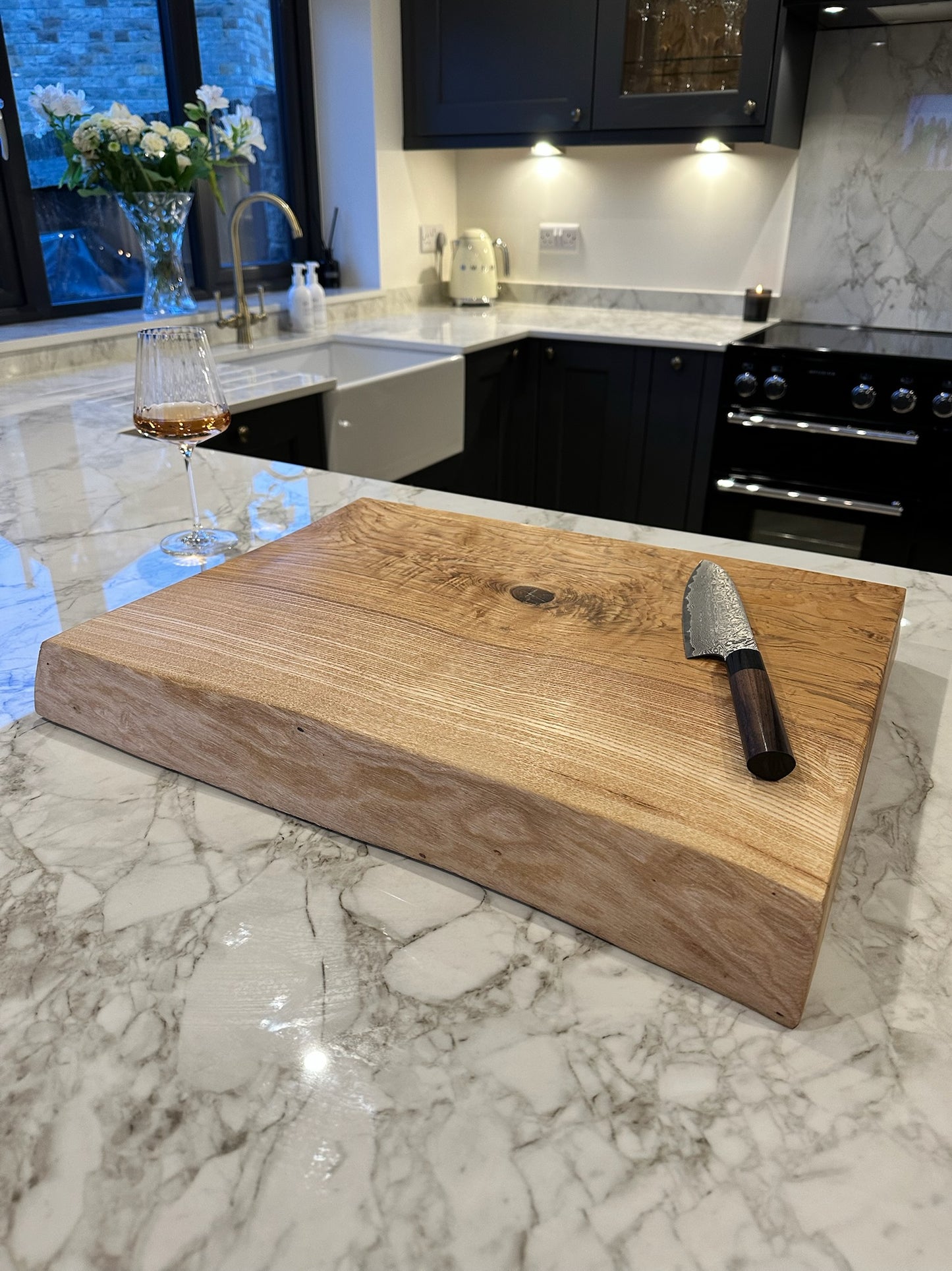 Ash Chopping Board - Large with live edge