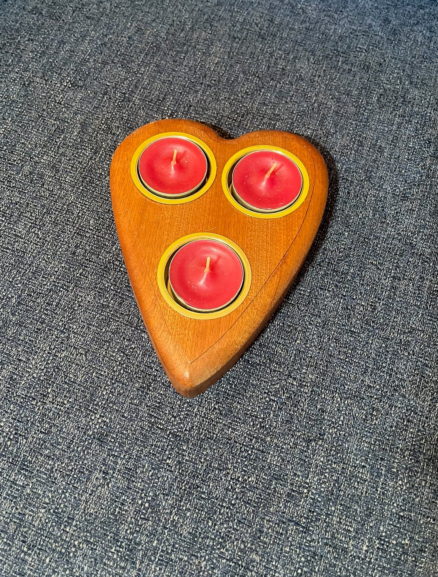 Heart Shaped Tealight Candle Holder