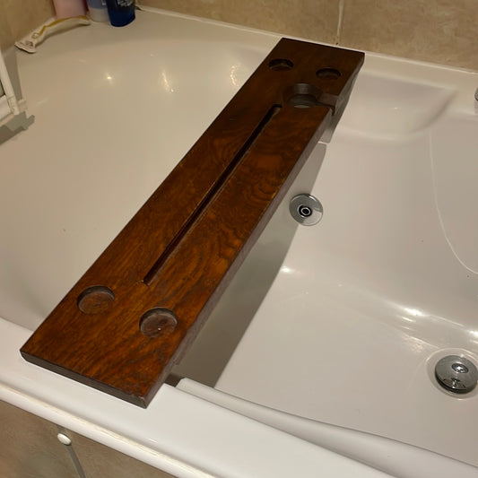 Bath Board - 4 x Tealight, Tablet & Wine Holder